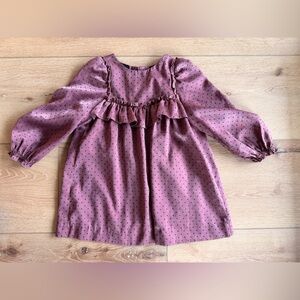 Zara Purple Polka Dot toddler Dress